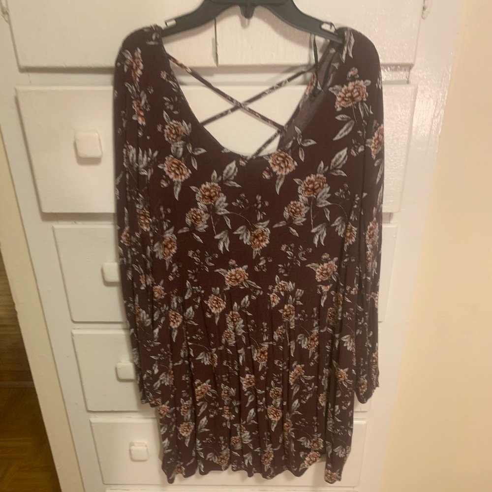 Floral maternity dress